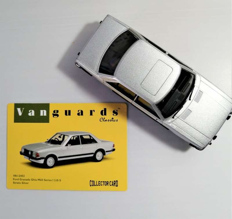 Ford Granada Diecast Vanguards Ghia Mk 2 Strato Silver Scale 1/43