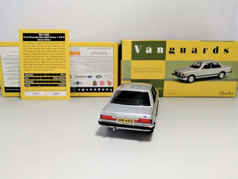 Ford Granada Diecast Vanguards Ghia Mk 2 Strato Silver Scale 1/43
