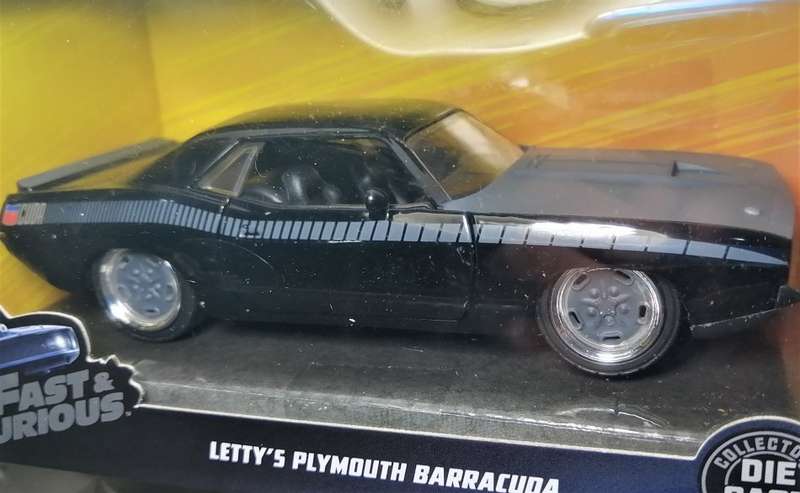 Fast and Furious Diecast Lettys 1970 Plymouth Barracuda Scale 1/32 JADA