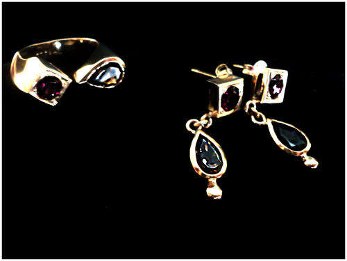 Womens ring and earings