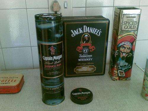 Captain Morgan Black Label Jamaica Rumemty tin  "Spirit of Adventure" collection - game fish SA
