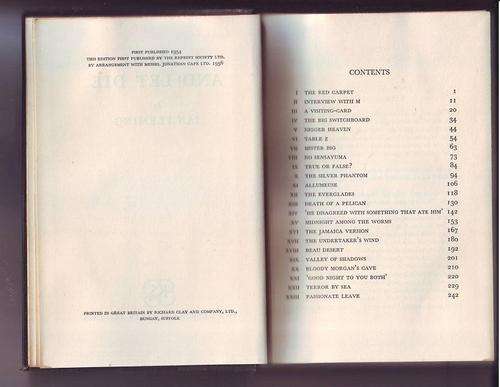 Ian Flemming - Live & let die 1956 print hardcover