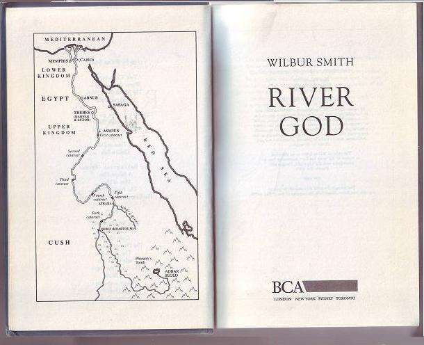 River God by Wilbur Smith 1993 third reprint hardcover no dust jacket