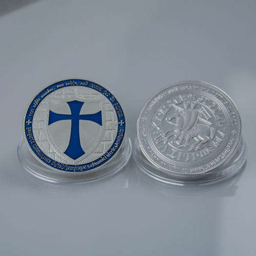 Templar Knight 1oz. Silver Clad Coin.