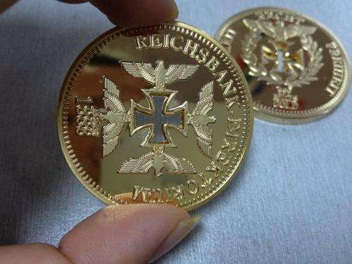 Deutches Reichsbank 1888 1oz .999 24k Gold Clad Coin.