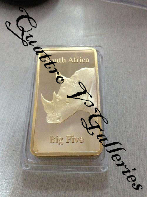 Big Five - Rhino 1oz Gold Clad