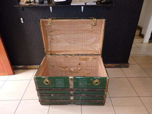 AN EXQUISITE RARE ANTIQUE TRAVEL TRUNK - LARGE & AWESOME!!! GREAT CONDITION FOR THE AGE...