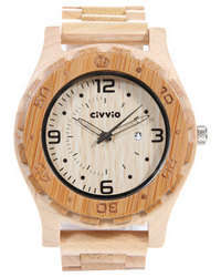 Civvio Wooden Watch Two Tone