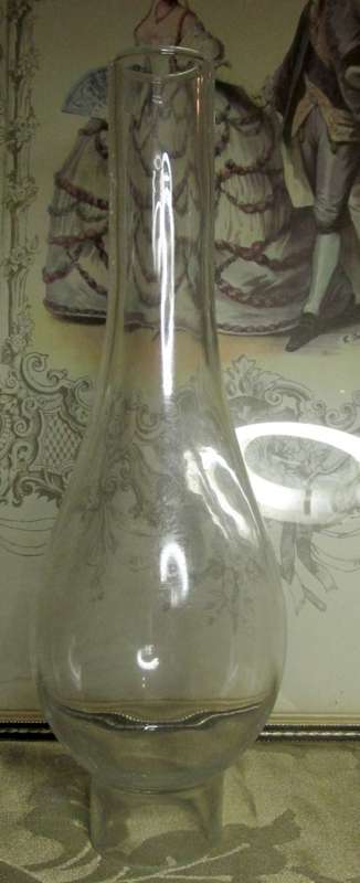 Glass Oil Lamp Chimney Funnel