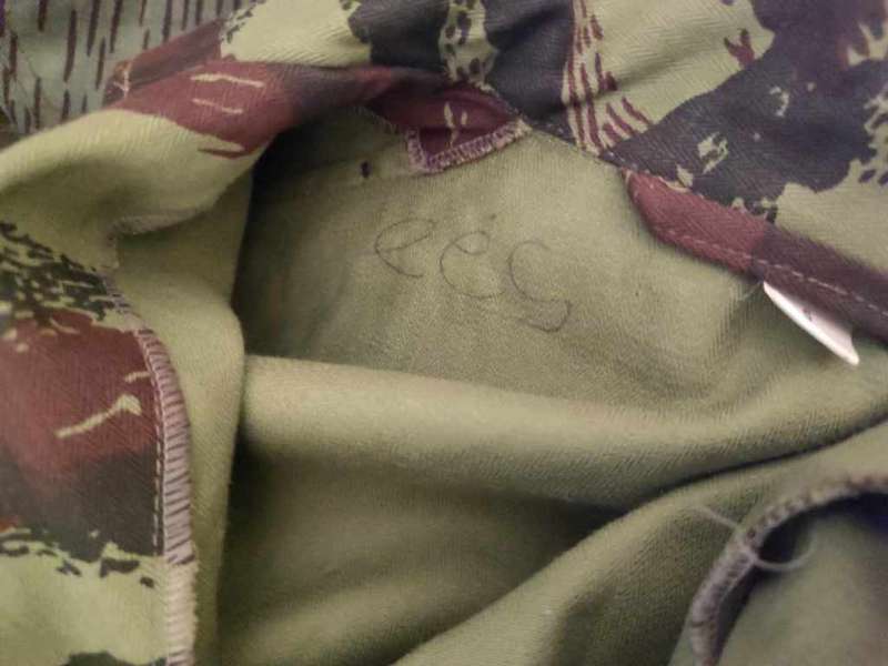Recce Copy French Lizard camo jacket. SADF Cut