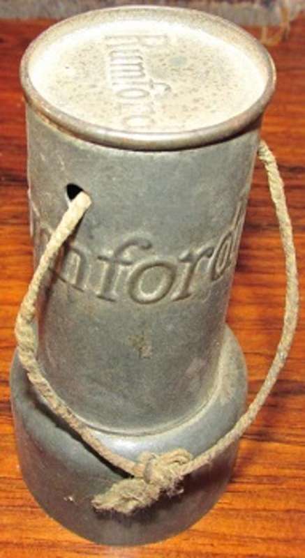 A very nice vintage Rumford pie funel