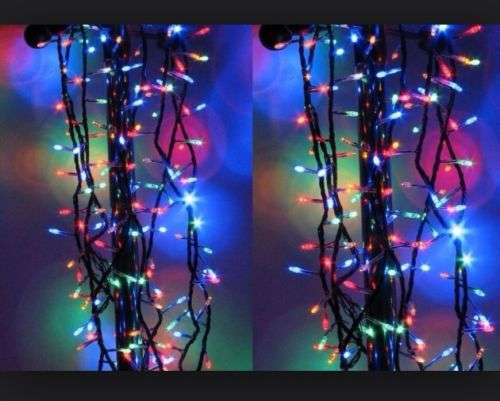 CHRISTMAS TREE FAIRY LIGHTS MULTICOLOUR - 10M X 100 LED