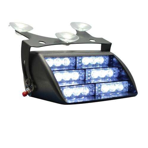 EMERGENCY STROBE WARNING LIGHT - 18 LED - WHITE