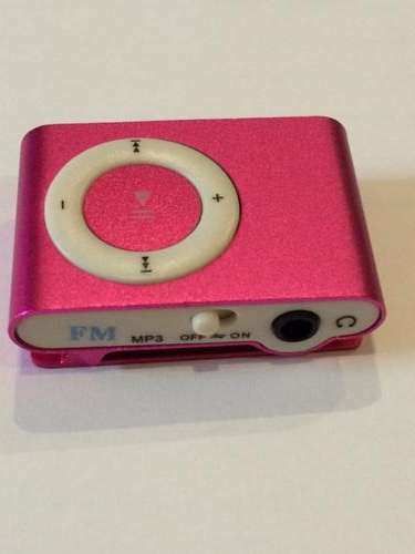 PINK NP3 PLAYER & FM RADIO - METAL