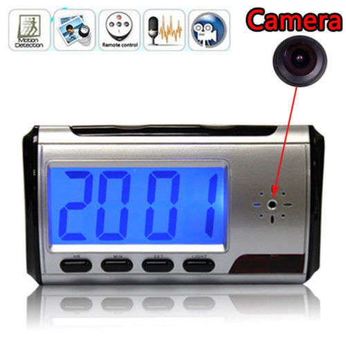 REMOTE MOTION DETECTION SPY CLOCK VIDEO RECORDER