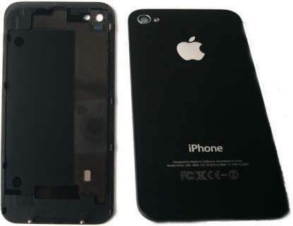 IPHONE 4S BACK COVER - BLACK