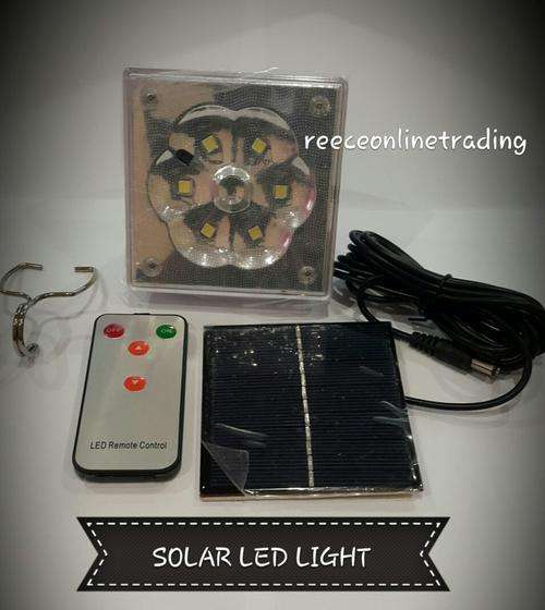 ENERGY SAVING SOLAR LED LIGHT WITH REMOTE CONTROL