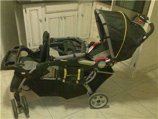 Jeep Double Pram