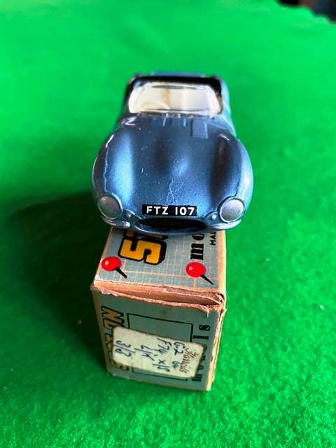 SPOT-ON 107 JAGUAR SK SS. LIKE DINKY.BOTH END FLAPS HAVE BEEN TAPED.