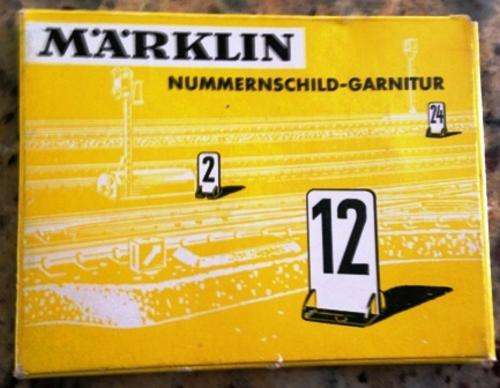 MARKLIN TURNOUT NUMBERS 2 X BOXES