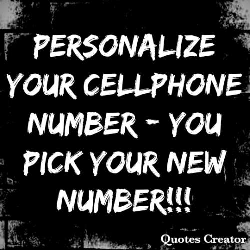 Customise My Number South Africa