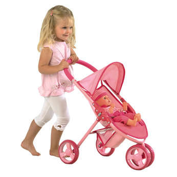"YOU AND ME" 3 WHEEL JOGGER PLUS FREE BATTERY OPERATED DOLL !