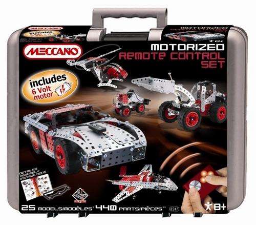 Authentic MECCANO Motorized Remote Control Set: Brand New! 440 Pieces. 25 set