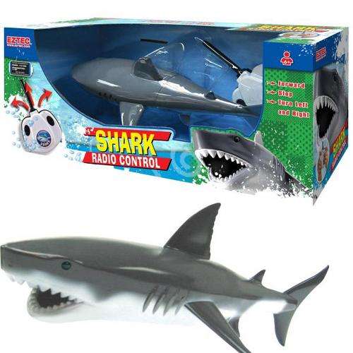 CHECK THIS OUT! Eztec SHARK RADIO CONTROLLED!   NEW, READ FIRST!