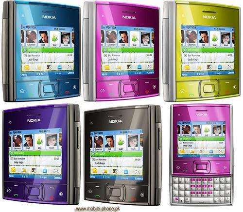 Nokia X5-01 3g (Unlocked/No Contract) BRAND NEW IN BOX COLORS/BLACK/PINK/BLUE