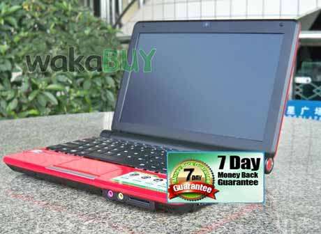 Laptop QRT 1A with Intel ATOM D425 1.8GHz CPU+1G Memory+80G Storage+2200MAh battery!!!