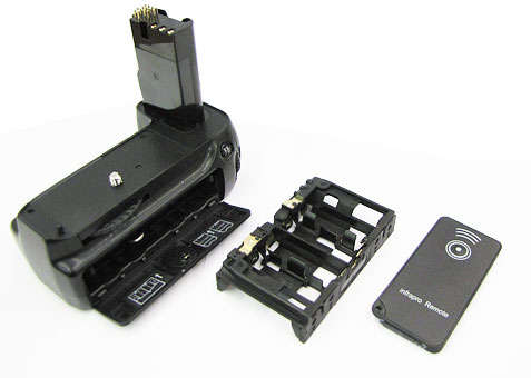 NEW! Battery Grip for NIKON D80 D90 Cameras w/ IR Remote Controller AS MB-D80 B7S