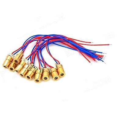 5mW 650nm COPPER SEMICONDUCTOR LASER DOT DIODE HEAD SET