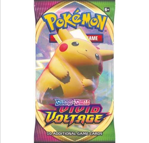 Pokemon trading game cards sword and shield vivid voltage