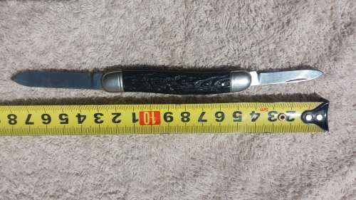 Pocket Knife - Vintage Richards Sheffield England Twin Blade Pocket Knife - Good Condition