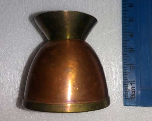 Vintage Peerage copper and brass pitcher metal jug circa 1940 - 1950 Made in England