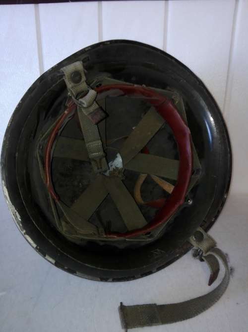 SANDF Angola Border War Era - Staal Dak (With inner and straps) Cpmplete