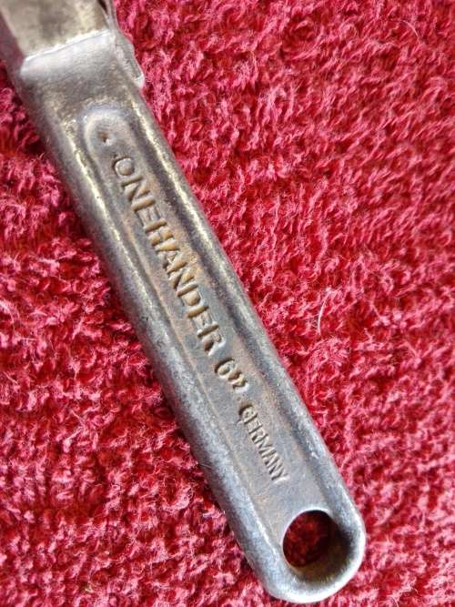 Vintage Chromavan Onehander 6" Germany Stickle Back Adjustable Spanner Wrench