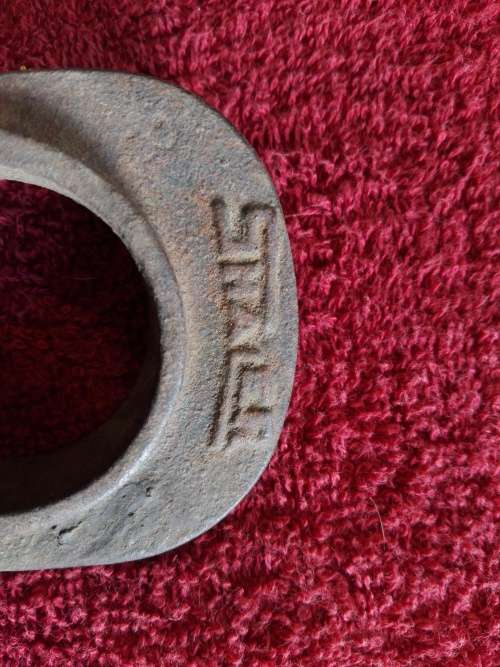 Vintage Shaler brand Made in USA Iron Hand Clamp tire repair Automobile tool