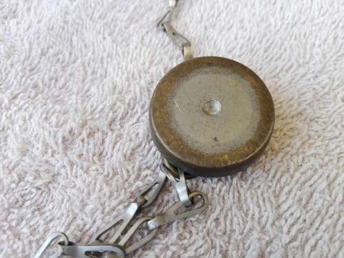 Vintage Small solid brass bath/basin plug