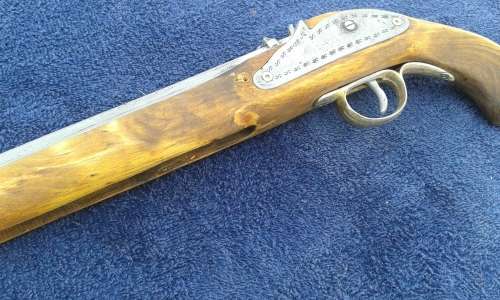 Replica muzzle loader - Cap gun (Metal & Solid Wood)