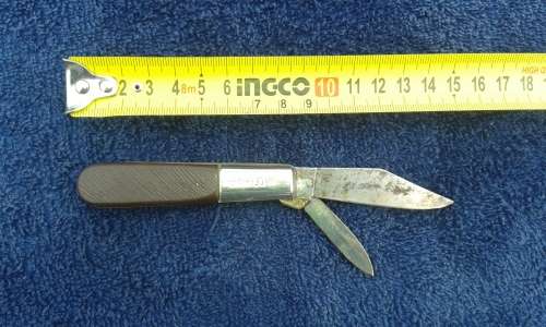 Vintage STAG twin blade pocket folding knife - Made in Ireland
