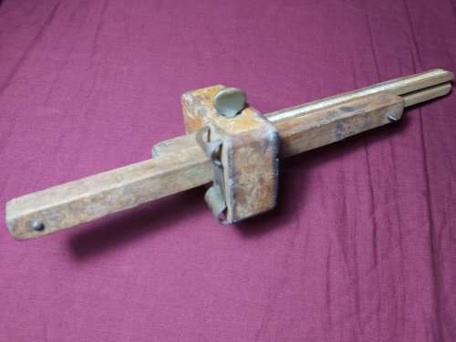 Ulmia wooden extending gauge