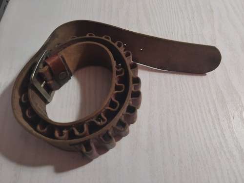 Leather ammo belt  .38 / 375mag / .44