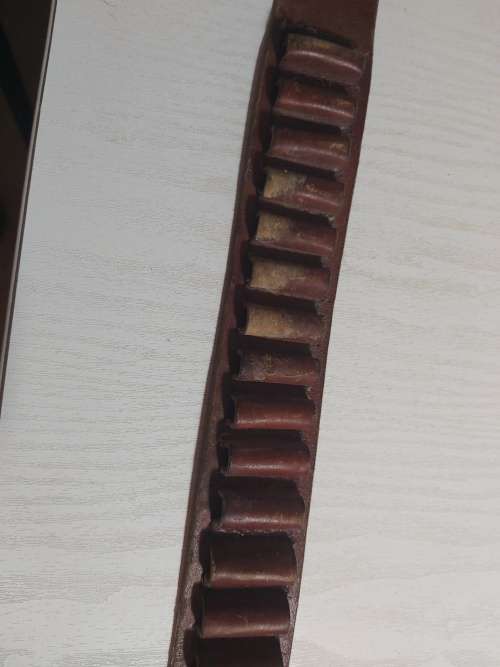 Leather ammo belt  .38 / 375mag / .44