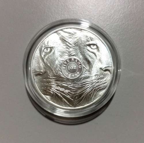 ONE OUNCE FINE SILVER - LION 2019 - BIG 5 SERIES