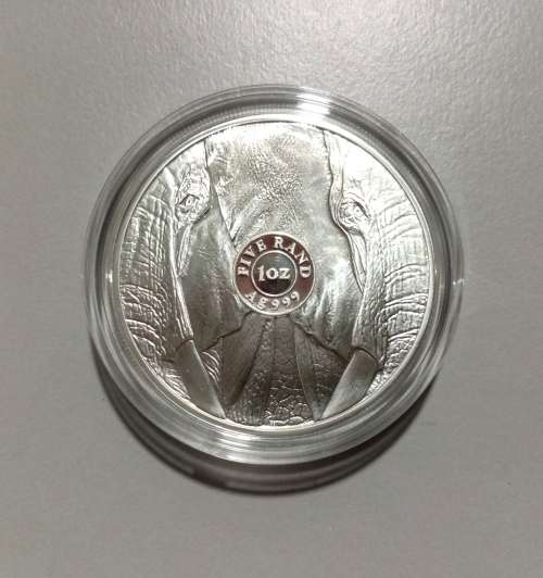 ONE OUNCE FINE SILVER - ELEPHANT 2019 - BIG 5 SERIES