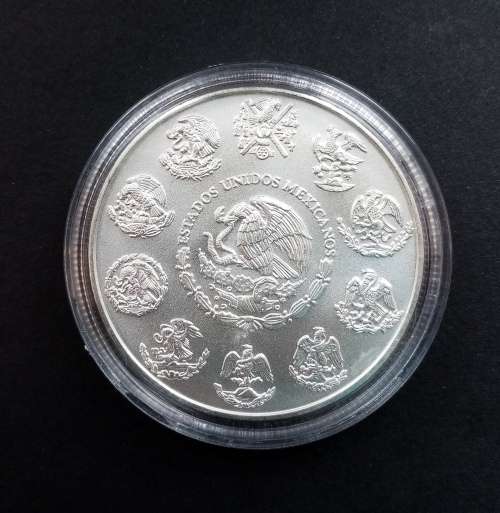 UNC RARE 1 OZ .999 SILVER MEXICAN LIBERTAD 2015 COIN