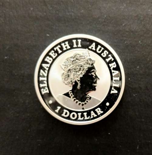 {ECONO BID} RARE 2021 AUSTRALIAN KOALA 1 OZ SILVER COIN (UNC) (IN CAPSULE)
