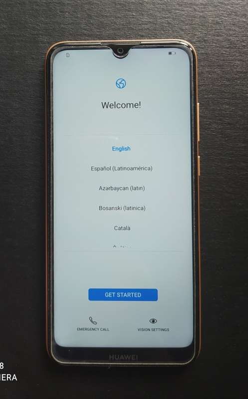DEMO MODEL DUAL-SIM HAUWEI Y6 (2019) MODEL SMARTPHONE WITH TEMPERED GLASS SCREEN PROTECTOR and COVER