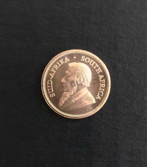 1/10 OZ FINE GOLD KRUGERRAND - 2021 UNC (IN CAPSULE)
